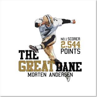 Morten Andersen New Orleans Stance Posters and Art